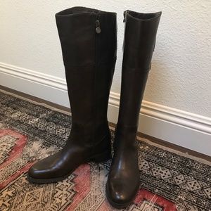 NWOT Etienne Aigner Dark Brown Riding Boots
